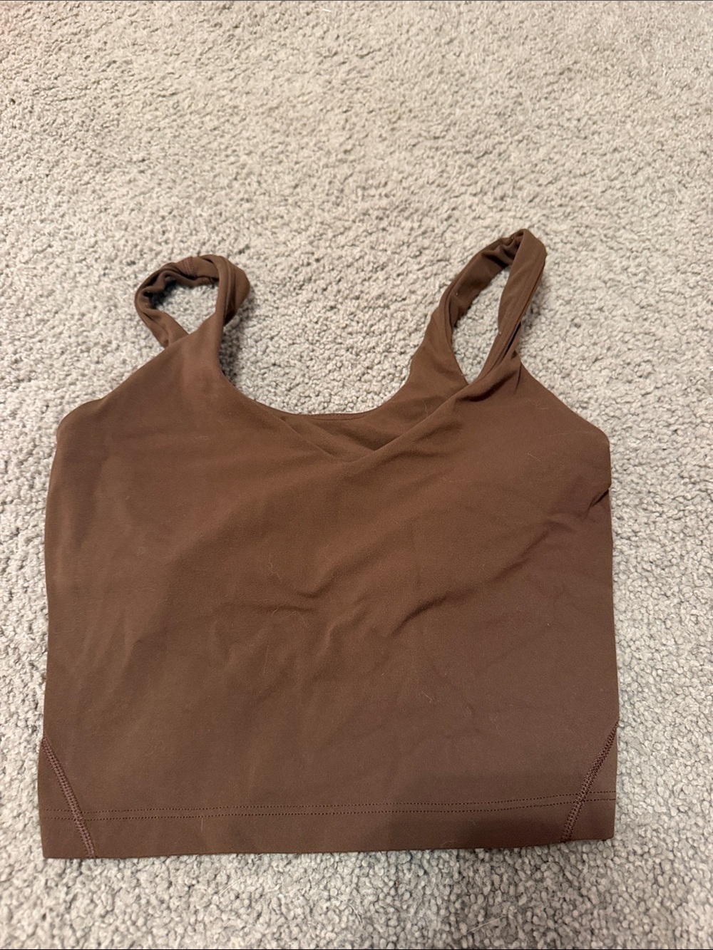 lululemon athletica Brown Supportive Sports top